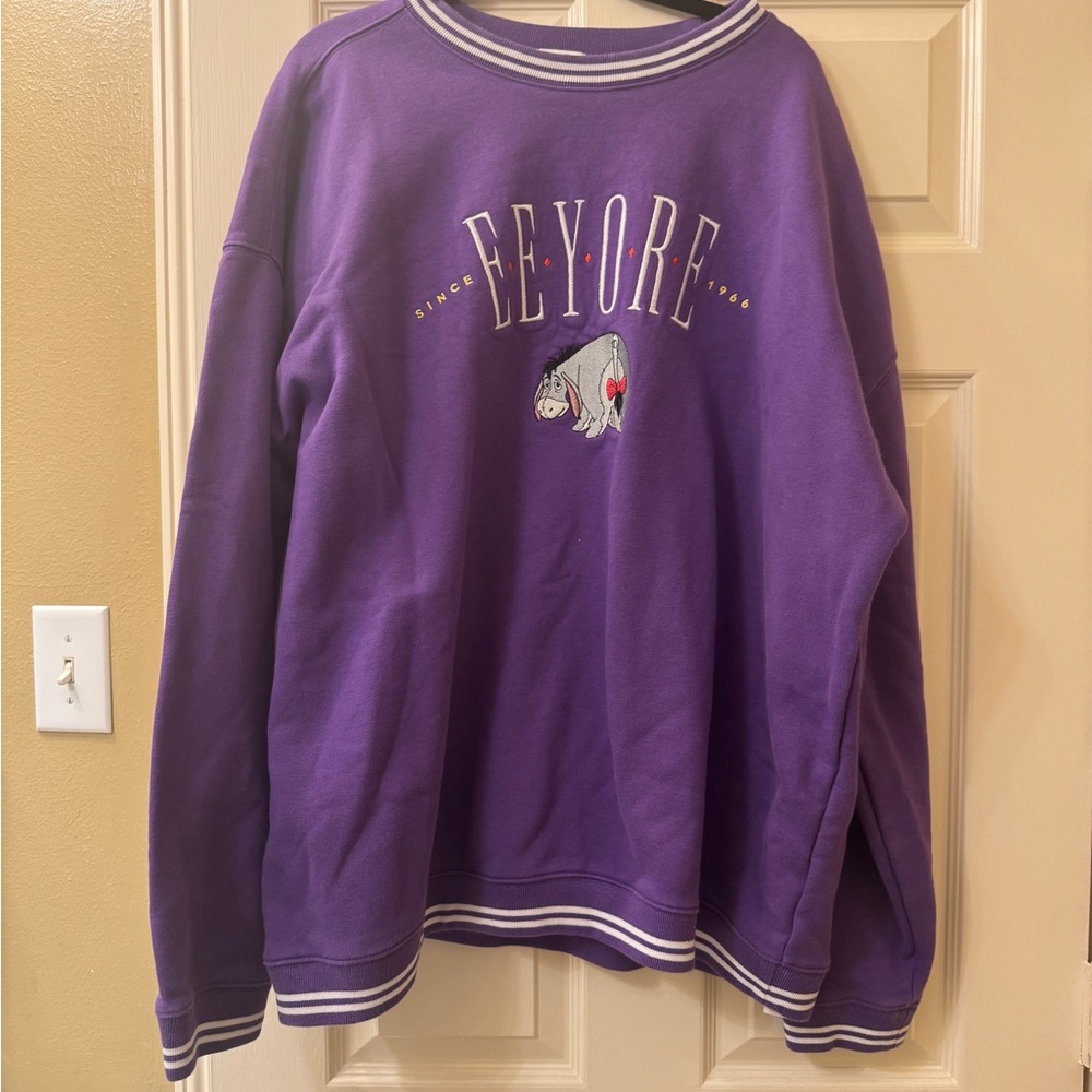 Disney Winnie the Pooh Lavender Sweatshirt
